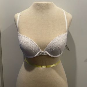 NTW Hollister White Lace Bra